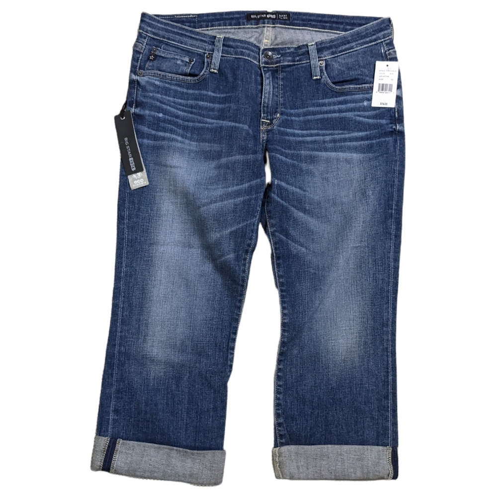 NWT Big Star 1976 Rikki Low Rise Cropped jeans